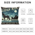 thumbnail image 5 of YANMS Christmas Vintage Chic Wood Pillow Covers Decorative with Sleigh Rides Quotes Horse Rides Throw Pillow Case Sofa Pillows Cushion Cover, 5 of 5