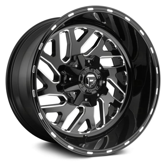 Fuel Offroad D581 TRITON Roue Noire avec Accents Brillance (20 x 10. Pouces /8 x 170 mm, -18 mm Déporté)