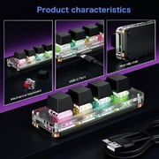 4 Programmable Macropad for Office Efficiency Wide Compatibility Portable