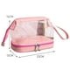 thumbnail image 2 of Cosméticos Transparente Para Mujer, Bolsa De Maquillaje Transparente Portátil, Impermeable, Con Cremallera De Viaje, Bolsa De Almacenamiento De Separación En Seco Y Húmedo seitruly HA043559-02, 2 of 6