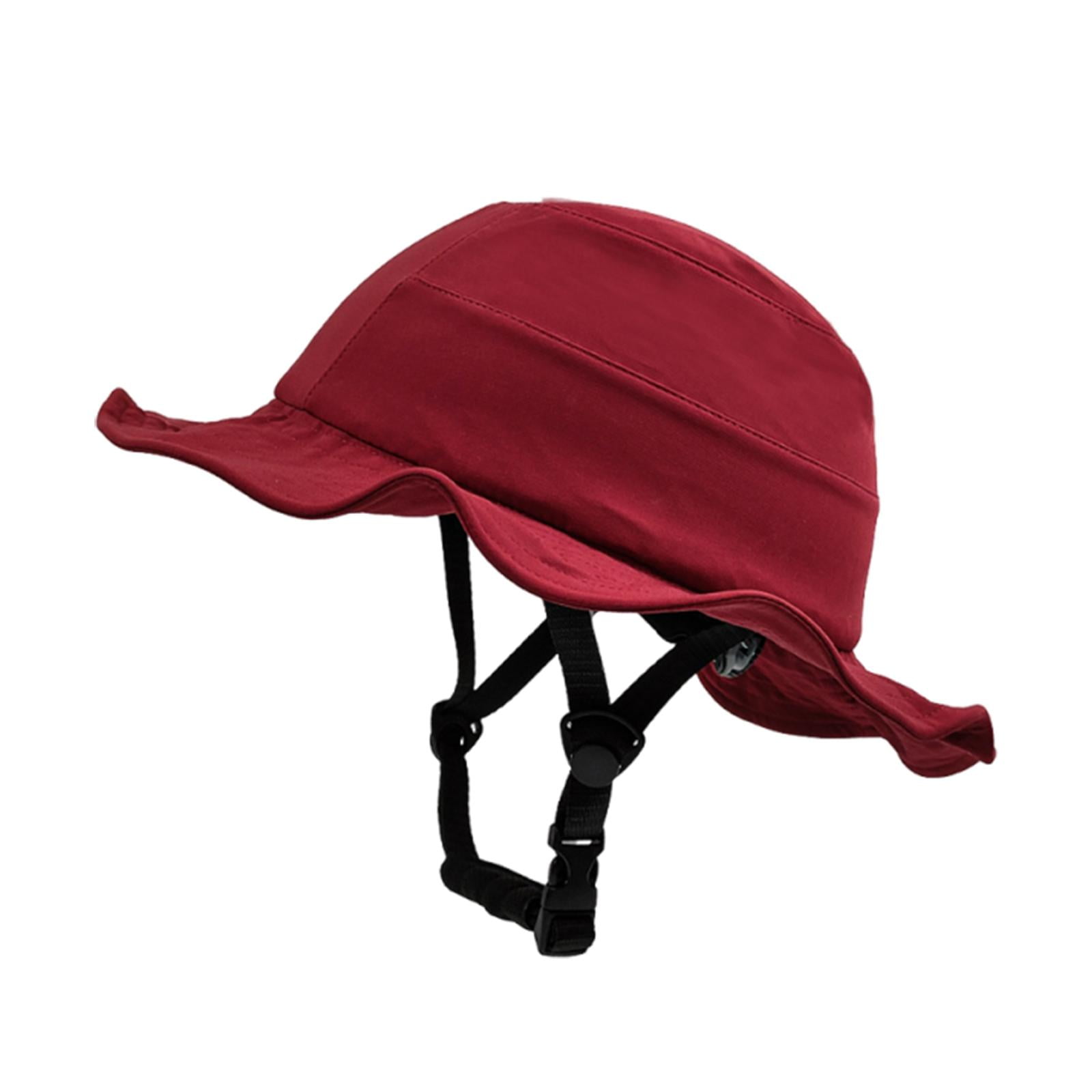 DimyFew Bicycle helmet cap, bucket hat, impact-resistant, comfortable, shaped for unisex Red L