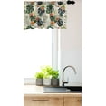 thumbnail image 3 of Ambesonne Hibiscus Window Valance, Tropical Flowers Monstera, 54" X 12", Multicolor, 3 of 3