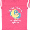 thumbnail image 4 of Inktastic Gigi Loves Me to the Moon and Back Boys or Girls Baby Bodysuit, 4 of 5