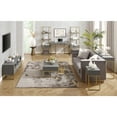 thumbnail image 2 of Nicole Miller Jaheim Faux Shagreen Coffee Table with 2 Drawers, Grey/Gold, 2 of 8