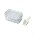 thumbnail image 5 of Sktrjpolfis Ice Cube Tray with Lid, Pressing Ice Mold for Freezer, Plastic Ice Storage Box for Refrigerator, Ice Cube Maker Container with Scoop, Large Capacity Ice Bin for Kitchen, Home Use, 5 of 5