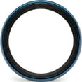 thumbnail image 2 of Stainless Steel Black Carbon Fiber With Brushed Blue Ip-Plated 8mm Band (Size 13) Made In China sr671-13, 2 of 5