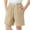 Khaki, variant on LYHaoo Boys Girls Corduroy Shorts Kids Casual Elastic Waist Drawstring Summer Shorts With Pockets 5 14 Years Classic Casual Pants Sizes 5-6 Years White