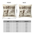 thumbnail image 2 of Yiaed Cows On The Farm Print Pillow Covers Super Soft Decorative Square Throw Pillow Covers Case Cushion Covers for Sofa Couch Bedroom Car Decor（No pillow core）-16"x16", 2 of 7