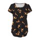 thumbnail image 4 of ICHUANYI Clearance Womens Casual Tops V- Neck Hide Belly Short Sleeve T- Cute Flowy Tunic Blouses(Black, L) ICHUANYI WER2023080909095, 4 of 7
