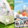 thumbnail image 4 of LA FEIER 10FT Inflatable Bubble Tent House Outdoor Transparent Commercial Grade Tarpaulin PVC Tent Bubble Clear House with Blower Clear Dome Balloon Garden Tent, 4 of 7