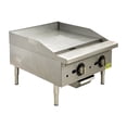 thumbnail image 2 of 24 in. Commercial Gas Countertop Griddle 60,000 BTU Thermostat Griddle Flat Top, 2 of 9