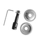thumbnail image 2 of Eje de muela abrasiva Eje de extensión de amoladora Motor de pulido de acero Adaptador de eje para muela abrasiva Rueda de fibra Rueda de tela Rueda 5mm 85g, 2 of 8