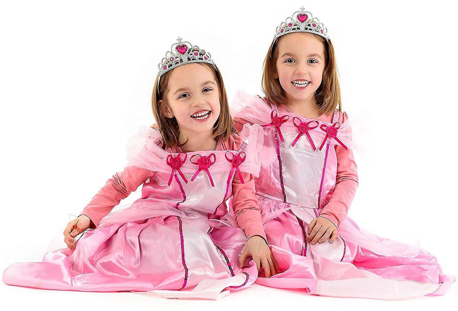 8 DIADÈMES CARTON PRINCESSE COURONNE ROSE