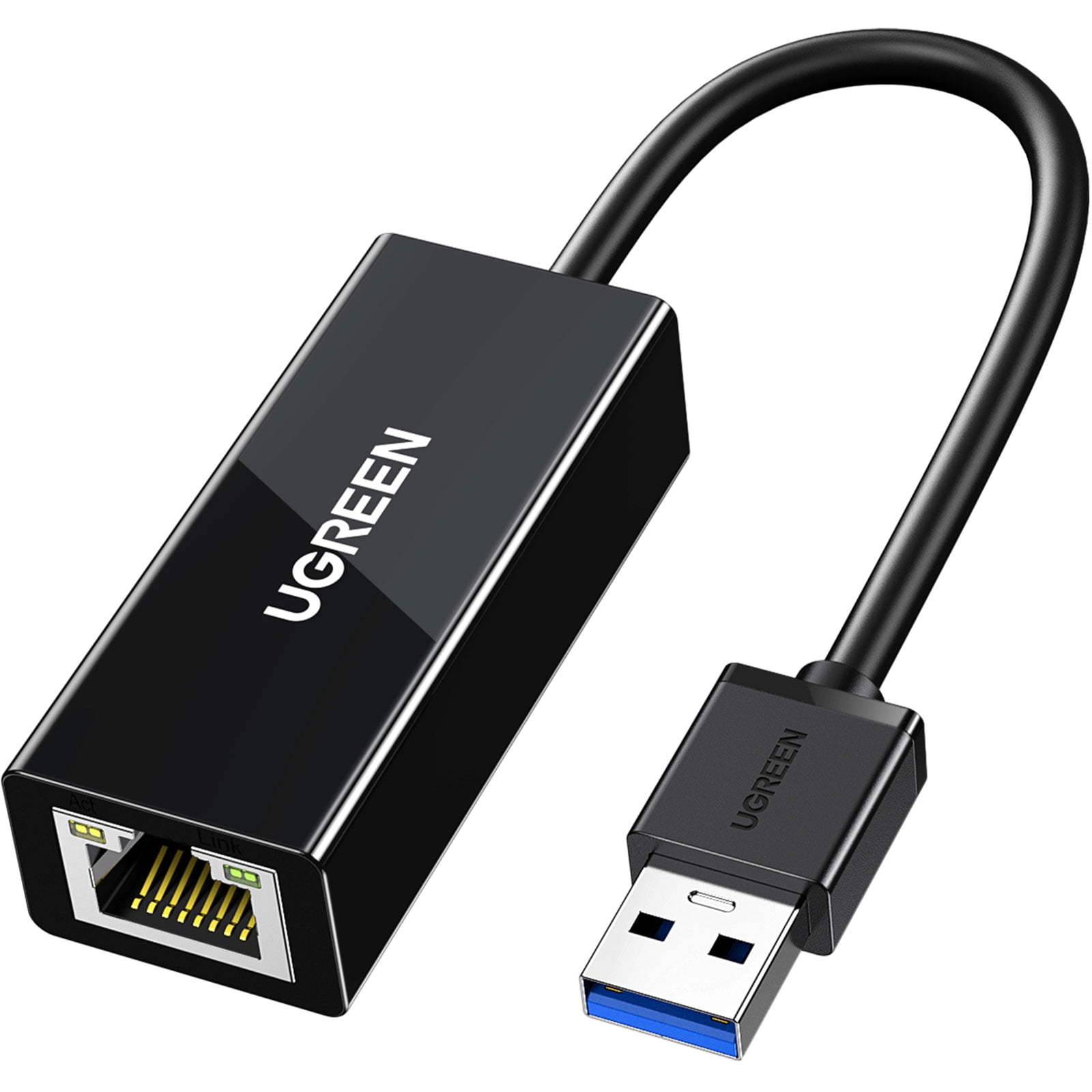 UGREEN USB to Ethernet Adapter, USB 3.0 to 10 100 1000 Mbps Network USB to RJ45 LAN Ethernet Adapter for Laptop PC Nintendo Switch MacBook Surface Windows macOS Linux - Walmart.com