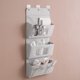 thumbnail image 2 of Bolsa de almacenamiento montada en la pared Multicapa Oxford Cloth Organizador lavable para Home Kitchen Bedroom Bathroom Sundries Toy - Gris, 2 of 3