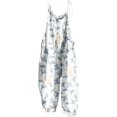 thumbnail image 2 of YUANGUANST Womens Dress Pants Summer Jumpsuits For Women 2025 Printed Casual Sleeveless Comfy Loose Overalls Business Work Casual Pants, 2 of 4