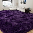 thumbnail image 2 of Janvonne Area Rugs for Living Room，Soft Fluffy Shaggy Bedside Rug,Indoor Floor Carpet for Bedroom Dorms, Nursery Rooms, Home Decor,9x12ft,Grape Purple, 2 of 8