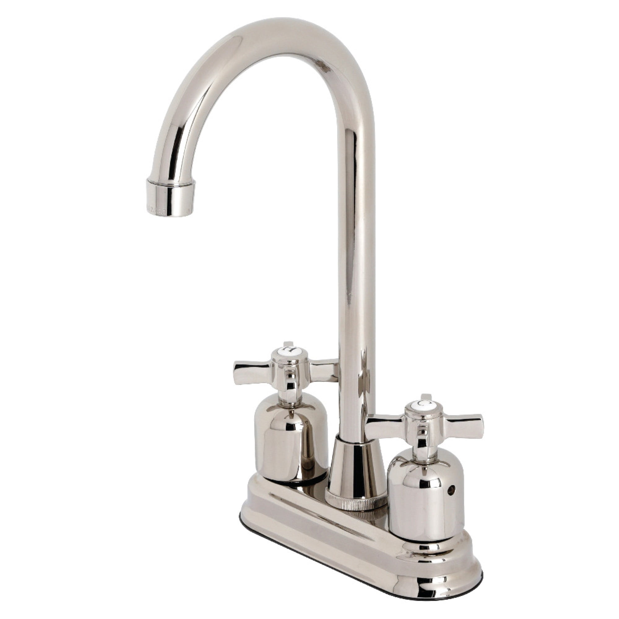 Kingston Brass KB8496ZX Millennium Bar Faucet, Polished Nickel