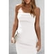 thumbnail image 3 of Vestido PRETTYGARDEN Tubo Strapless Bodycon Maxi Blanco XL, 3 of 7