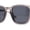Slate Black, variant on Gentlemans Fashion Rectangle Keyhole Retro Horn Rim Sunglasses Beige Green
