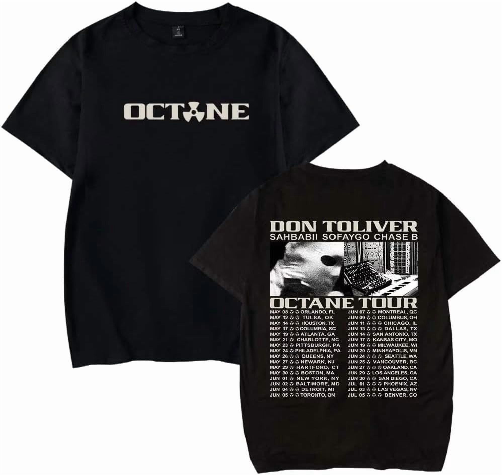 Don Toliver Octane Tour Merch T-shirts 2026 Fashion Short Sleeve
