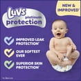thumbnail image 4 of (4 pack) Luvs Platinum Protection Baby Diapers Size 4, 28 Count (Select for More Options), 4 of 12