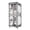 Grey-62.8"H, variant on Aivituvin Catio Outdoor Cat Enclosure with Wheels, Scratching Post, Resting Box and Waterproof Roof for Patio or Garden, 31.5"L x 31.5"W x 70.9"H