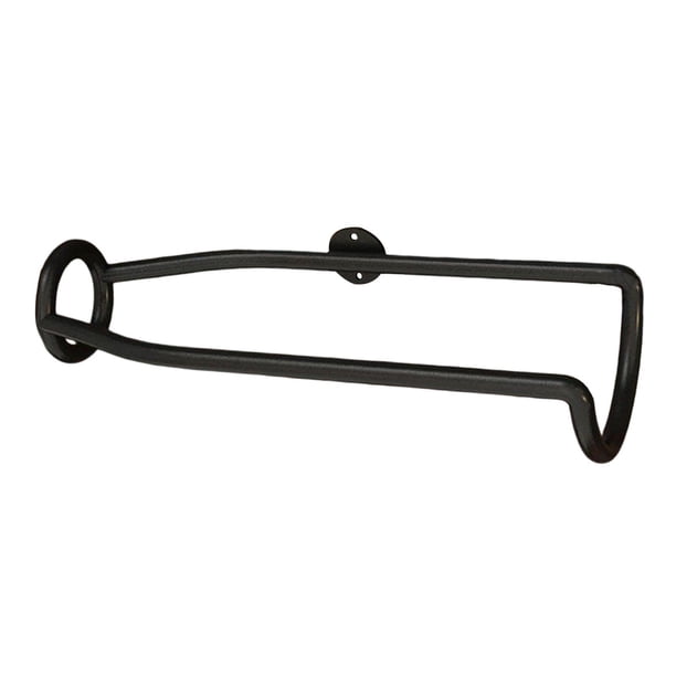 Botellero de pared para vino tinto, botellero individual para bebidas, soporte para vino Negro
