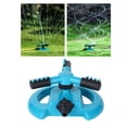 thumbnail image 2 of Three Arms 360 Degrees Rotating Garden Water Sprinkler Lawn Watering Irrigation Tool(Blue ), 2 of 8