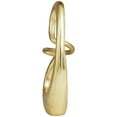 thumbnail image 6 of 7" x 13" Gold Aluminum Swirl Abstract Sculpture, by DecMode, 6 of 8