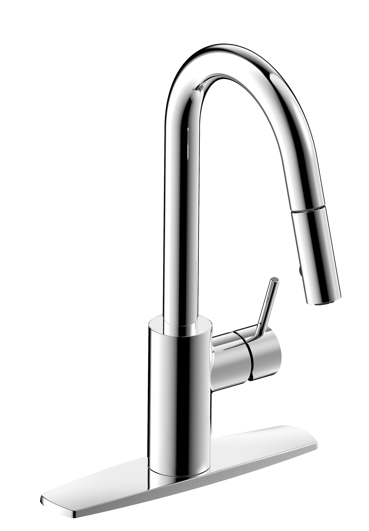 Ultra Faucets UF14900 Polished Chrome Euro Collection SingleHandle
