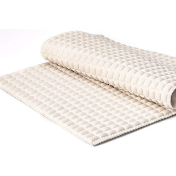 Alfombrilla de bañera BOWERBIRD Premium Air Cushion 27 x 15 cm, color crema