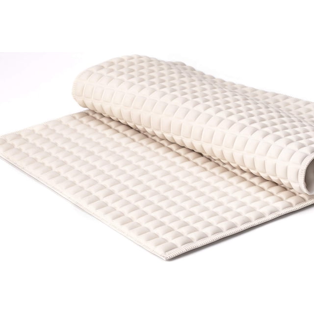 Alfombrilla de bañera BOWERBIRD Premium Air Cushion 27 x 15 cm, color crema