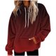 thumbnail image 2 of HongQid Fuzzy Hoodies for Women Pullover Sport Hoodie Cozy Oversized Pockets Hooded Sweatshirt Athletic Fleece Hoodies, 2 of 5
