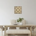 thumbnail image 7 of Pale Yellow and Natural Quatrefoil Wall Plaque, 7 of 7