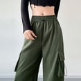thumbnail image 5 of Cargo Pants Women Wide Leg Pants Baggy Pants Joggers Women Hiking Gear Going Out Pants, 5 of 6