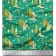 thumbnail image 1 of Soimoi Polyester Crepe Fabric Cactus Tree Print Fabric by Yard 42 Inch Wide, 1 of 3