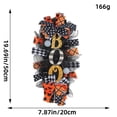 thumbnail image 2 of Leojiow Halloween Wreath Outdoor Halloween Wreath With Mesh Ribbon For Front Door Party One Size Utility, 2 of 2