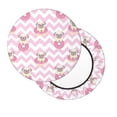 thumbnail image 2 of Bingfone Pug And Donut Padded Round Bar Stool Cover Cushion with Elastic Fabric Round Chair Seat - Pug And Donut, 2 of 7
