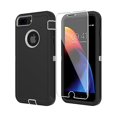 thumbnail image 1 of wonima11 ONOLA Compitable with iPhone 8/7 Plus Case with HD Screen Protector, [2 in 1 ] Heavy Duty Protection Phone Case for (Black Grey, iPhone 8/7 Plus), 1 of 1