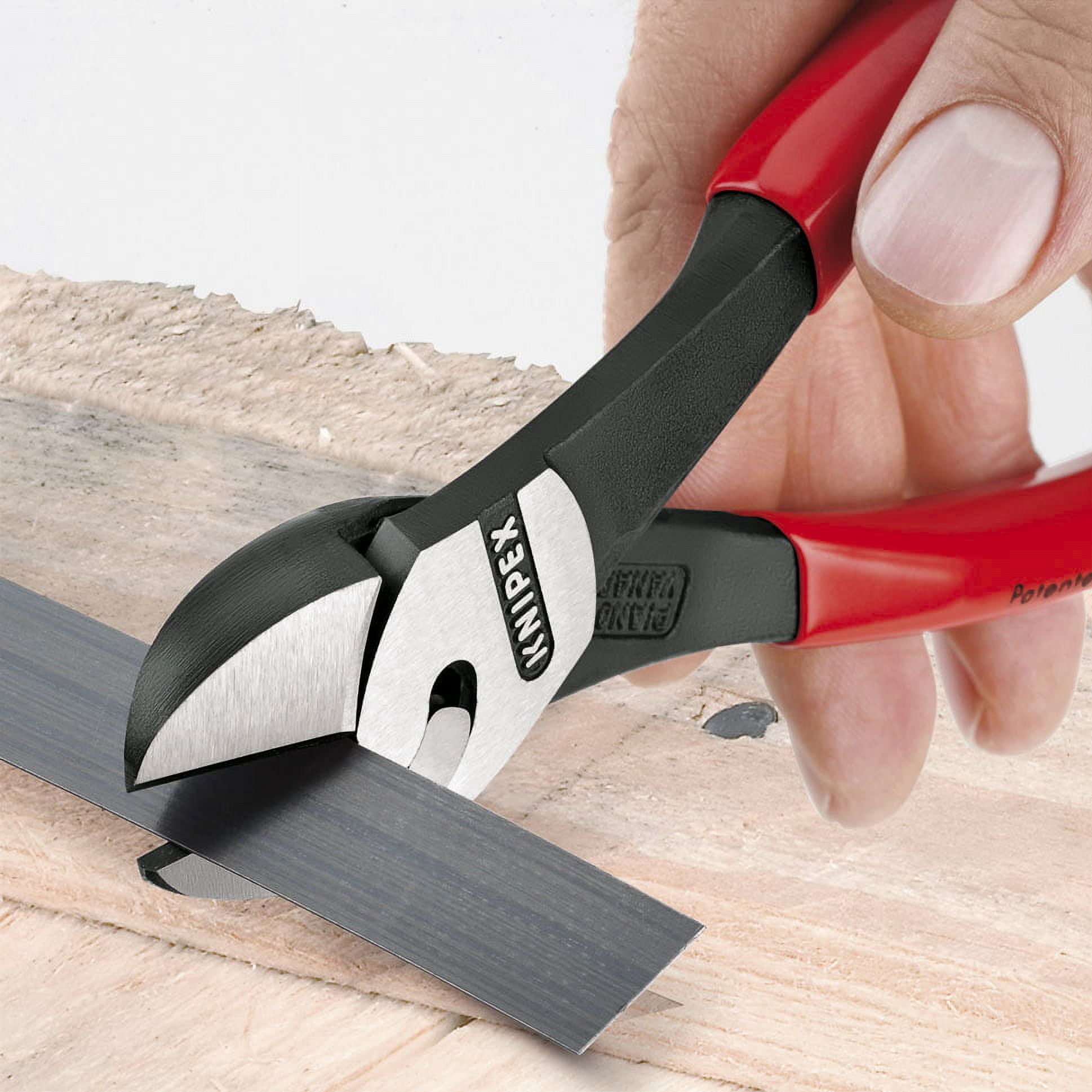KNIPEX Tools 73 71 180, TwinForce High Leverage Diagonal Cutters with Dipped Handle