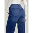 thumbnail image 3 of DOKOTOO Jeans for Women High Waisted Wide Leg Jeans Trendy Stretchy Denim Pants with Slanted Pockets Comfort Baggy Straight Leg (Plus Sizes Available), 3 of 8