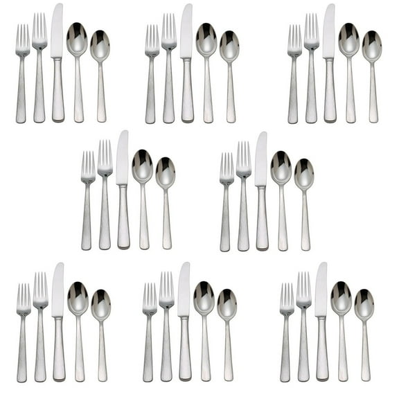 Reed & Barton Silver Echo 18/10 Stainless Steel 40pc. Set (Service for Eight)