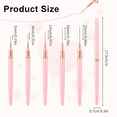 thumbnail image 5 of Nail Art Liner Brushes, 5Pcs Painting Nail Art Brush Set Nail Dotting Drawing Tool Nai y10666, 5 of 5