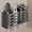 Grey, variant on YESENT Aluminum Toothbrush Holder Self-Adhesive Hanging Bracket Shower Toothbrush Razor Holder Suitable for Toothbrush, Toothpaste, Razor and Comb etc Bathroom Storage