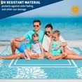 thumbnail image 6 of 8x10 Outdoor Rug Carpet,Waterproof Outdoor Patio Rug Mat,Outdoor Patio Rug Waterproof Camping,UV-Resistant Portable Plastic Straw Carpet, RV Camping Rug for Outside,Deck,Beach, 6 of 8