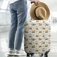 thumbnail image 2 of Cartoon Construction Vehicles Stars Luggage Cover Fashion Suitcase Cover Baggage Covers Fit 25-28 Inch Luggage (Go Travel), 2 of 5