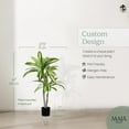 thumbnail image 4 of Open Box Maia Artificial Dracaena Plant 3.5 Feet Tall Tropical Palm Tree, 41", 4 of 9