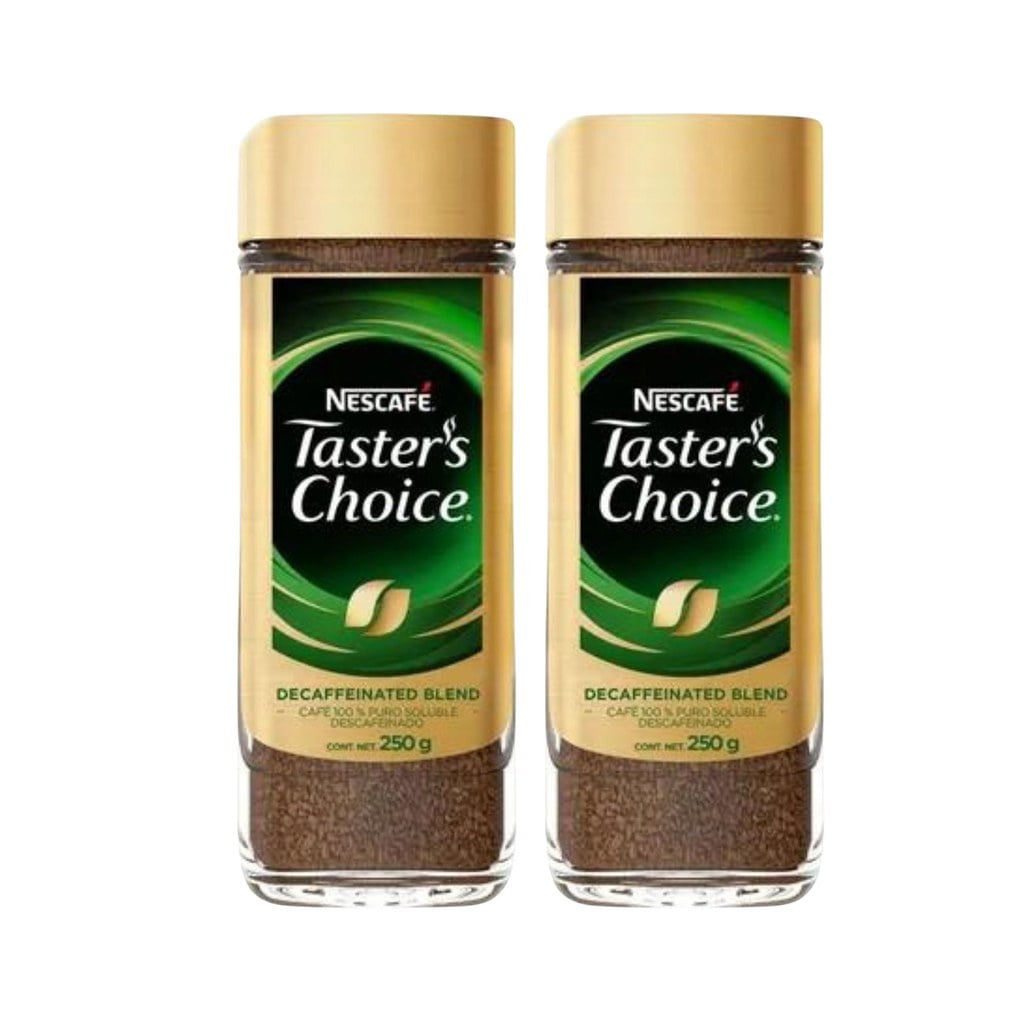 2 Pack Nescafé Tasters Choice Café Soluble Descafeinado 250g | Walmart ...
