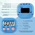 thumbnail image 7 of ZOUYUE 1 PACK Kitchen Timer for Cooking (Battery Included), Magnetic Digital Timers Loud Alarm Kitchen Timers for Cooking, Upgrade Silent Classroom Timer for Kids, Back Stand for Visual Timer(Blue), 7 of 7